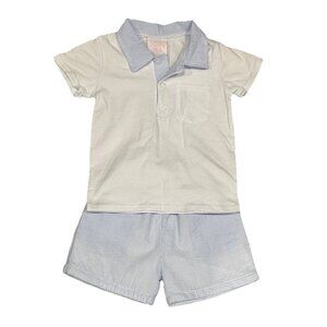 Stitchy Fish Levi Short Set 18M
